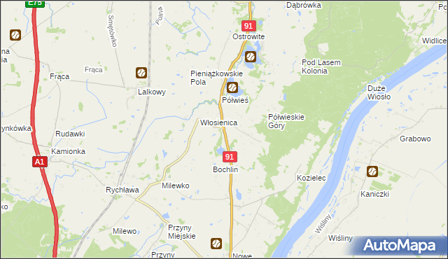 mapa Pieniążkowo, Pieniążkowo na mapie Targeo