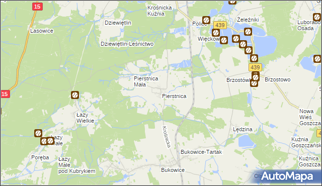 mapa Pierstnica, Pierstnica na mapie Targeo