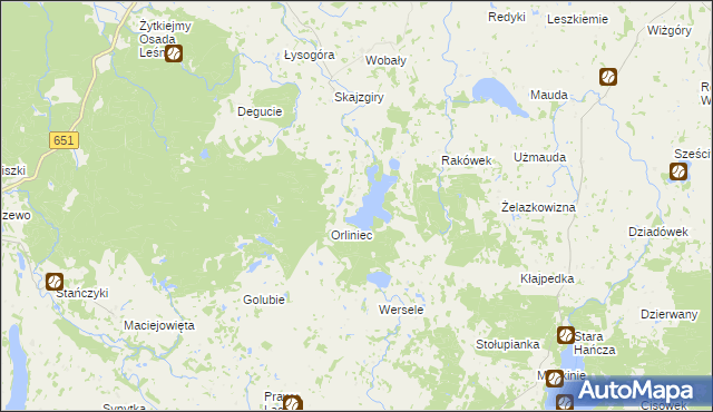 mapa Pobłędzie, Pobłędzie na mapie Targeo