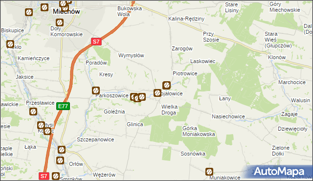 mapa Pojałowice, Pojałowice na mapie Targeo