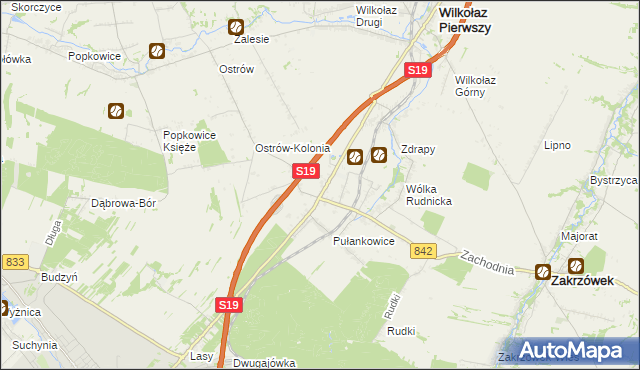 mapa Rudnik-Kolonia, Rudnik-Kolonia na mapie Targeo