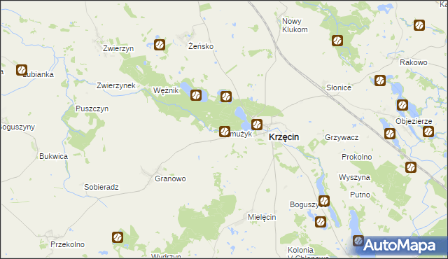 mapa Smużyk, Smużyk na mapie Targeo