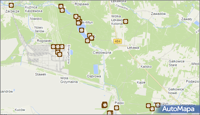 mapa Stefanowizna, Stefanowizna na mapie Targeo