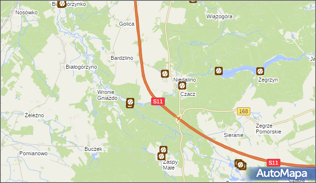 mapa Węgorki, Węgorki na mapie Targeo