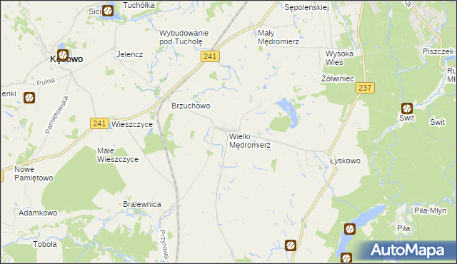 mapa Wielki Mędromierz, Wielki Mędromierz na mapie Targeo