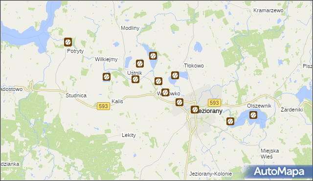 mapa Wójtówko, Wójtówko na mapie Targeo