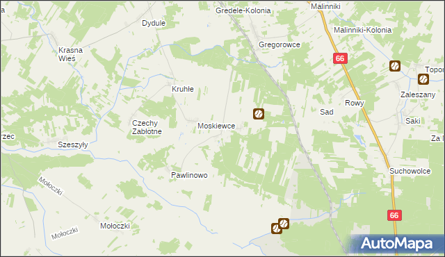 mapa Wólka Wygonowska, Wólka Wygonowska na mapie Targeo