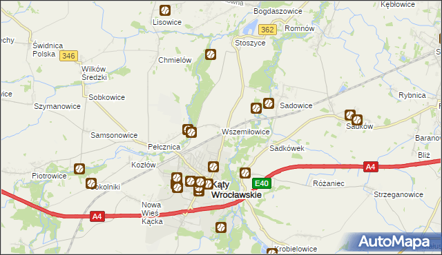 mapa Wszemiłowice, Wszemiłowice na mapie Targeo