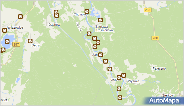 mapa Żarków, Żarków na mapie Targeo