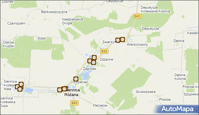 mapa Żdżanne, Żdżanne na mapie Targeo