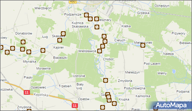 mapa Dobrygość, Dobrygość na mapie Targeo