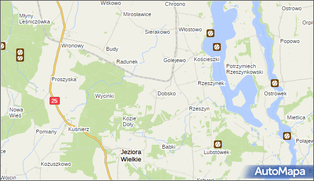 mapa Dobsko, Dobsko na mapie Targeo