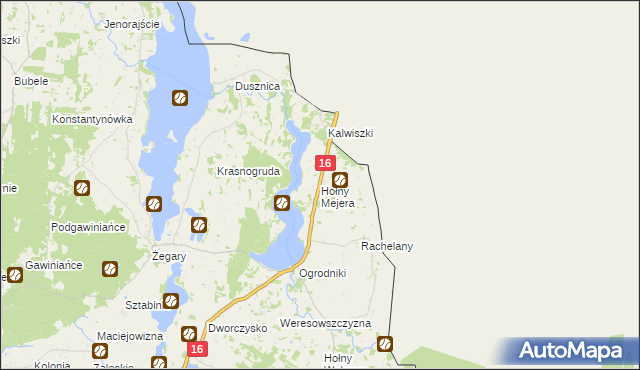 mapa Hołny Mejera, Hołny Mejera na mapie Targeo
