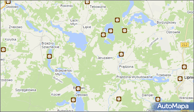 mapa Jeruzalem, Jeruzalem na mapie Targeo