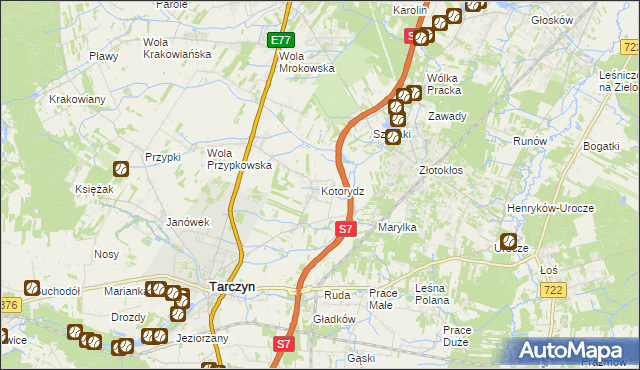 mapa Kotorydz, Kotorydz na mapie Targeo