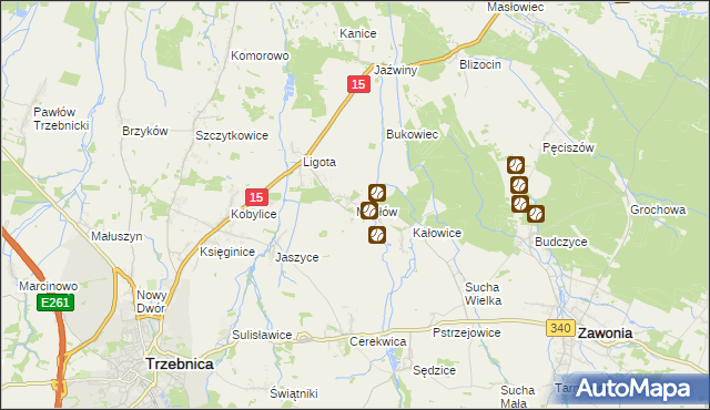 mapa Masłów, Masłów na mapie Targeo