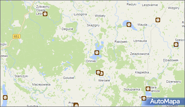mapa Pobłędzie, Pobłędzie na mapie Targeo