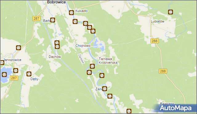 mapa Tarnawa Krośnieńska, Tarnawa Krośnieńska na mapie Targeo