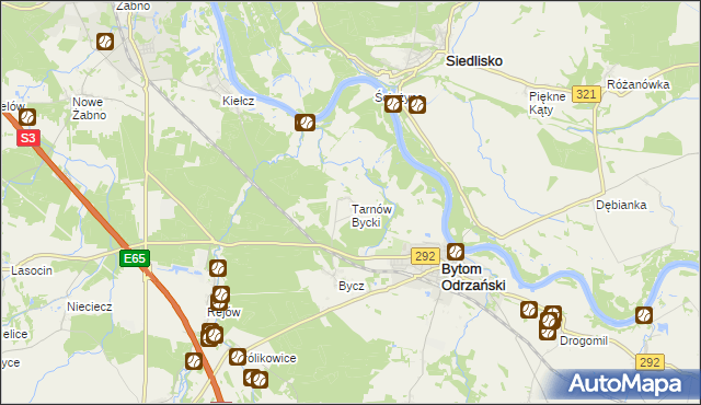 mapa Tarnów Bycki, Tarnów Bycki na mapie Targeo