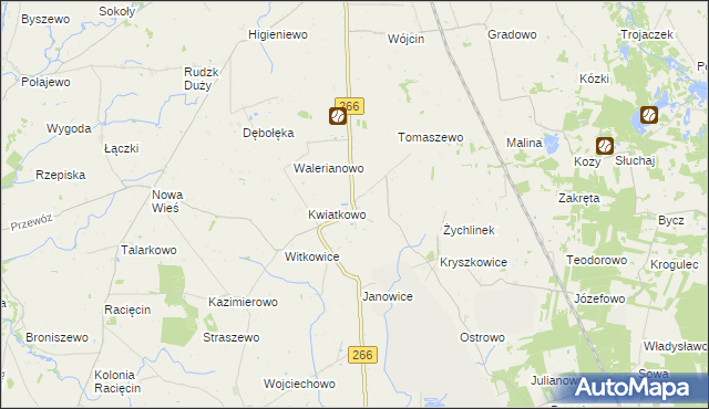 mapa Tomisławice gmina Wierzbinek, Tomisławice gmina Wierzbinek na mapie Targeo