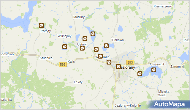 mapa Wójtówko, Wójtówko na mapie Targeo