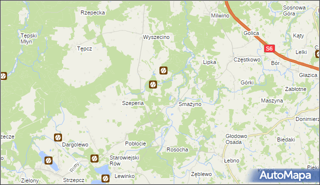 mapa Wyższe Pólko, Wyższe Pólko na mapie Targeo