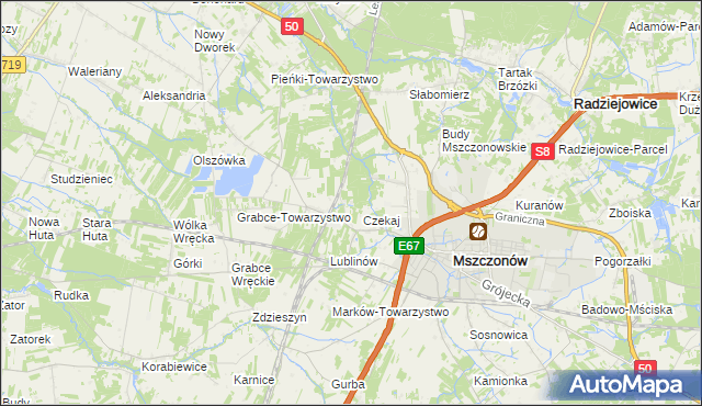 mapa Marków-Świnice, Marków-Świnice na mapie Targeo