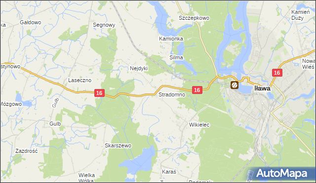 mapa Stradomno, Stradomno na mapie Targeo