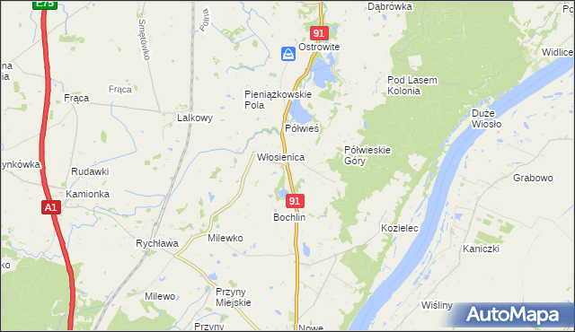 mapa Pieniążkowo, Pieniążkowo na mapie Targeo