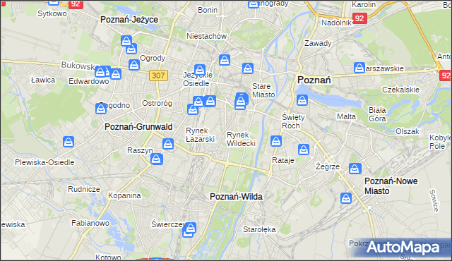 mapa Rynek Wildecki, Rynek Wildecki na mapie Targeo