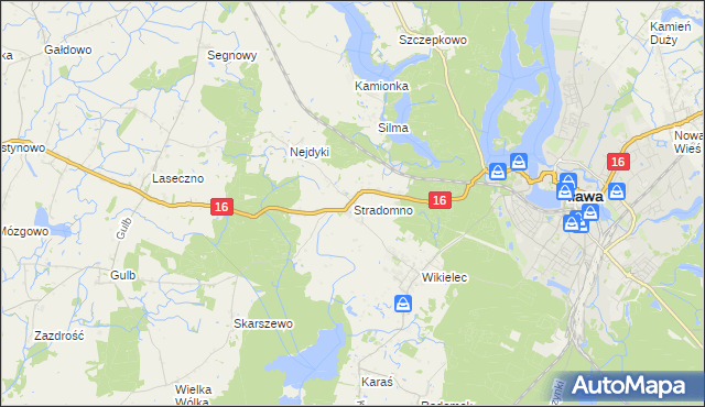 mapa Stradomno, Stradomno na mapie Targeo