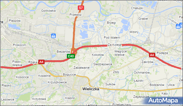 mapa Kokotów, Kokotów na mapie Targeo