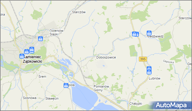 mapa Doboszowice, Doboszowice na mapie Targeo