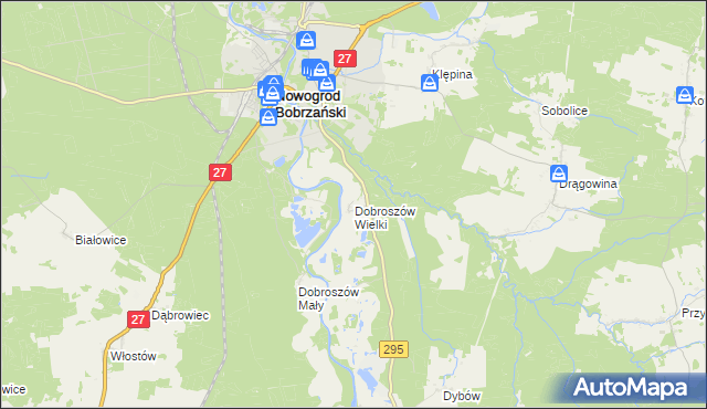 mapa Dobroszów Wielki, Dobroszów Wielki na mapie Targeo