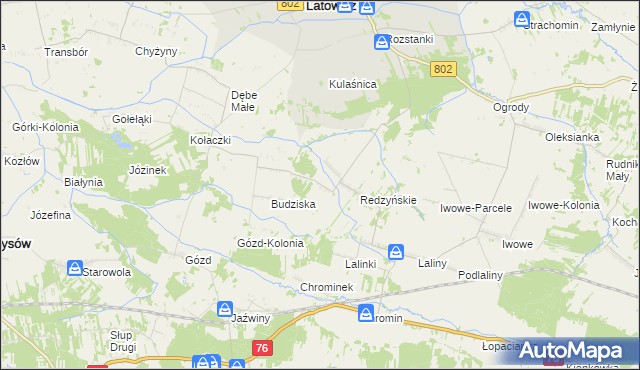 mapa Generałowo, Generałowo na mapie Targeo