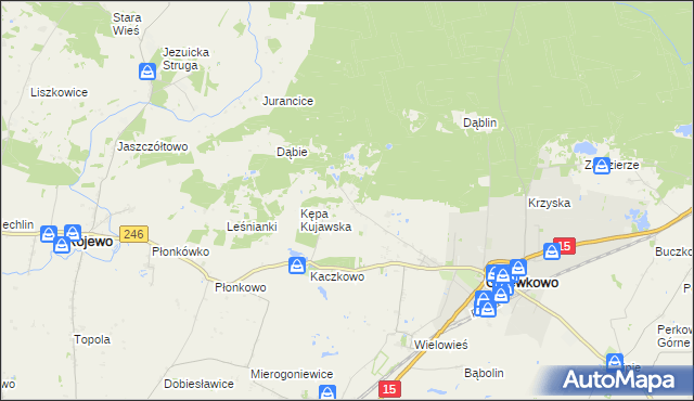 mapa Godzięba, Godzięba na mapie Targeo