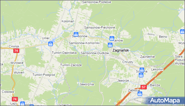 mapa Goleniawy, Goleniawy na mapie Targeo