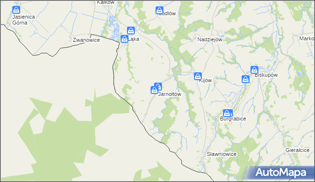 mapa Jarnołtów gmina Otmuchów, Jarnołtów gmina Otmuchów na mapie Targeo