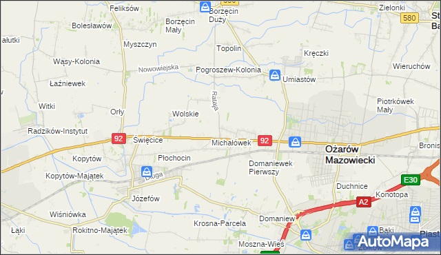 mapa Koprki, Koprki na mapie Targeo