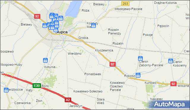 mapa Kowalewo-Góry, Kowalewo-Góry na mapie Targeo