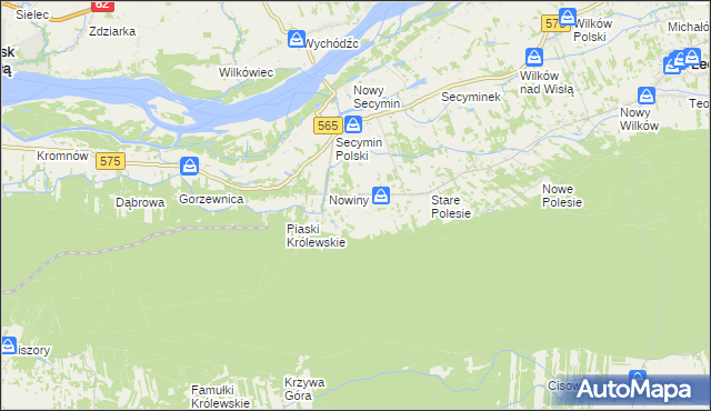 mapa Krubiczew, Krubiczew na mapie Targeo