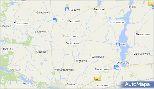 mapa Latalice, Latalice na mapie Targeo