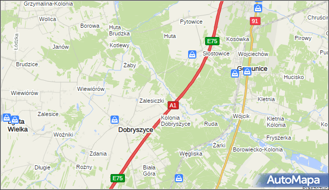 mapa Lefranów, Lefranów na mapie Targeo