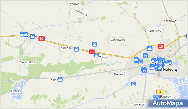 mapa Lubaszcz, Lubaszcz na mapie Targeo