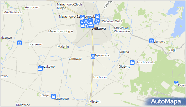 mapa Mąkownica, Mąkownica na mapie Targeo