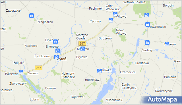 mapa Morzyce Kolonia, Morzyce Kolonia na mapie Targeo