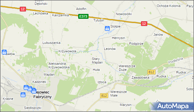 mapa Niemirów gmina Rejowiec, Niemirów gmina Rejowiec na mapie Targeo