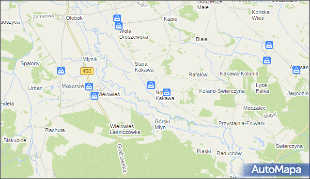 mapa Nowa Kakawa, Nowa Kakawa na mapie Targeo