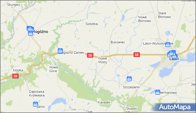 mapa Nowe Mosty gmina Łasin, Nowe Mosty gmina Łasin na mapie Targeo