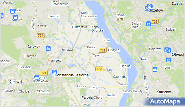 mapa Opacz, Opacz na mapie Targeo